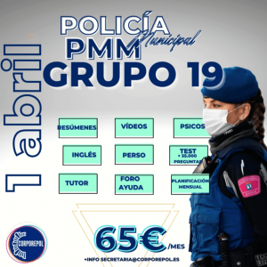 NUEVO GRUPO -1 DE ABRIL- POLICÍA MUNICIPAL DE MADRID Y POLICÍA LOCAL MUNICIPIOS: