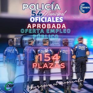 154 PLAZAS OPOSICIÓN OFICIAL POLICÍA MUNICIPAL DE MADRID. ACADEMIA CORPOREPOL: