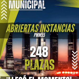 ABIERTAS INSTANCIAS 248 PLAZAS POLICÍA MUNICIPAL DE MADRID: