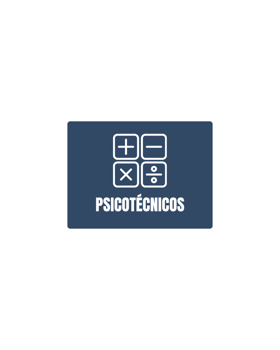 Psicotécnicos