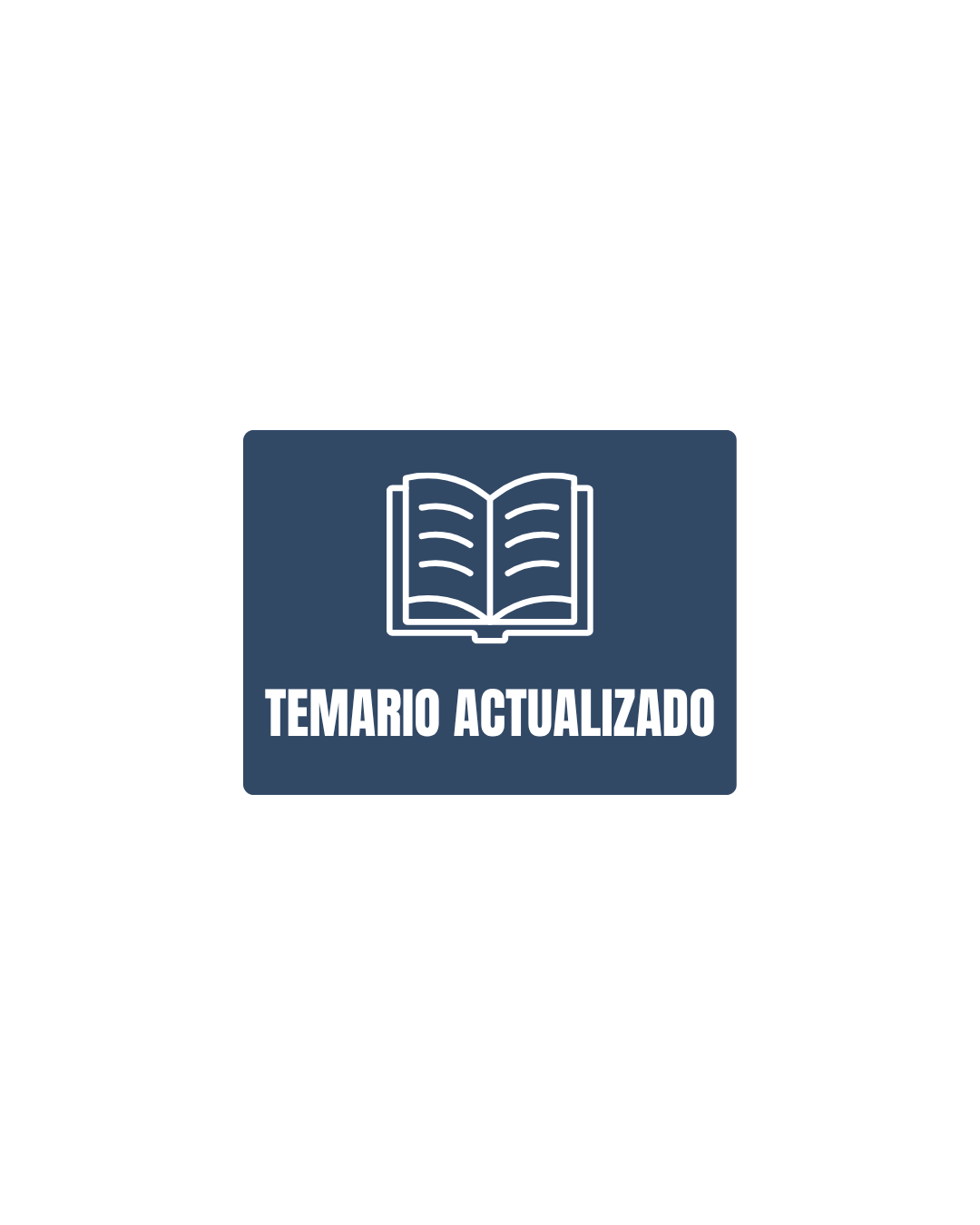 Temario actualizado